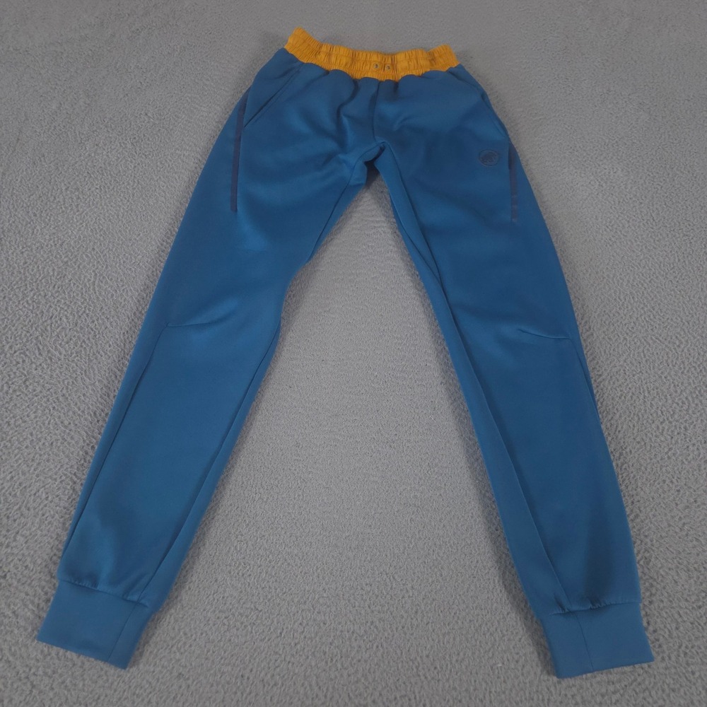 Mammut Pants Mens Small‎ Blue Jogger Tapered Leg Technical Fleece Hiking Active